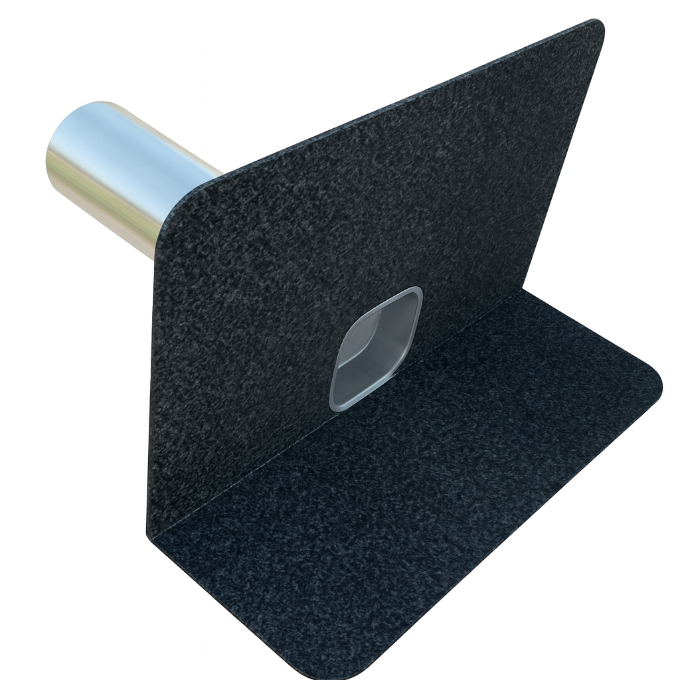 Bauder Bitumen Parapet Outlet DN 100 including stainless steel leaf guard