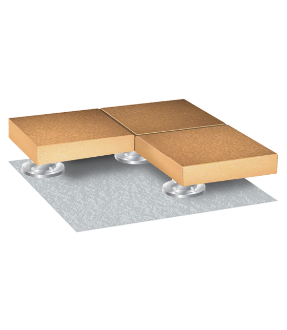 BauderHARDSCAPE with Pedestal Supported