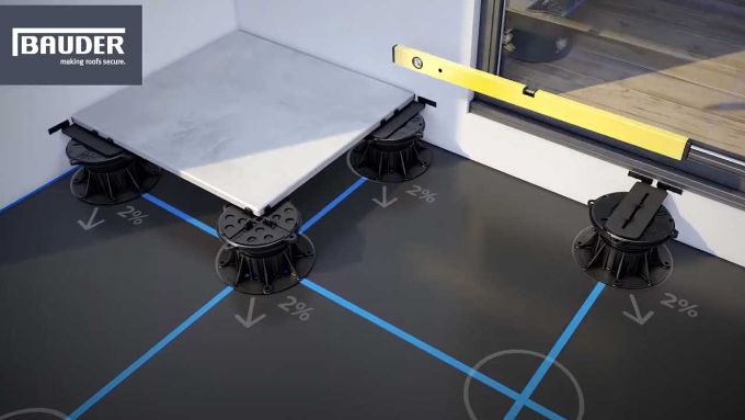 Pedestal Support System for Intensive Rooftops