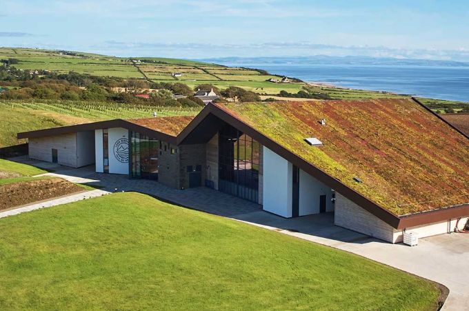 Lagg Distillery Sedum Blanket Green Roof