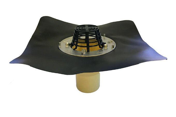 Bauder Hot Melt Blue Roof Compact Vertical Outlet DN70