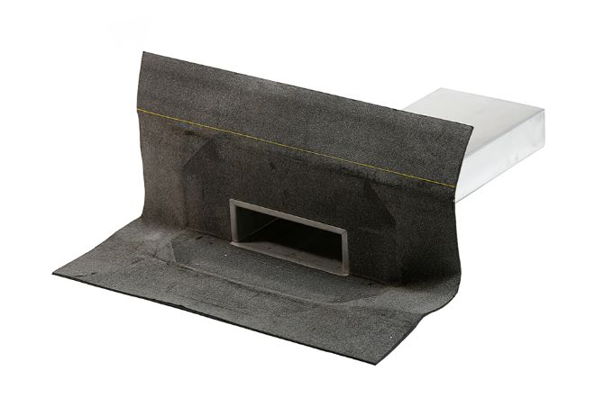 Bauder Bitumen Letterbox Parapet Outlet DN205